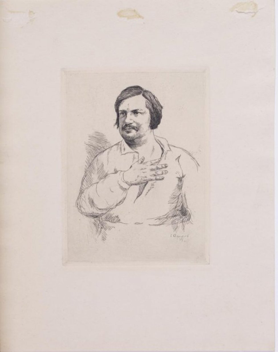 Дастюг портрет Бальзака